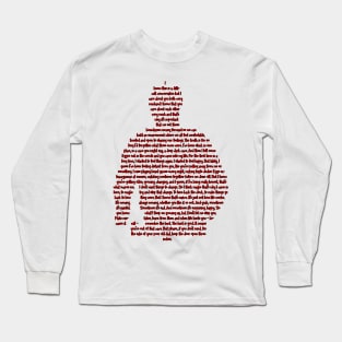 Hopper's final words Long Sleeve T-Shirt